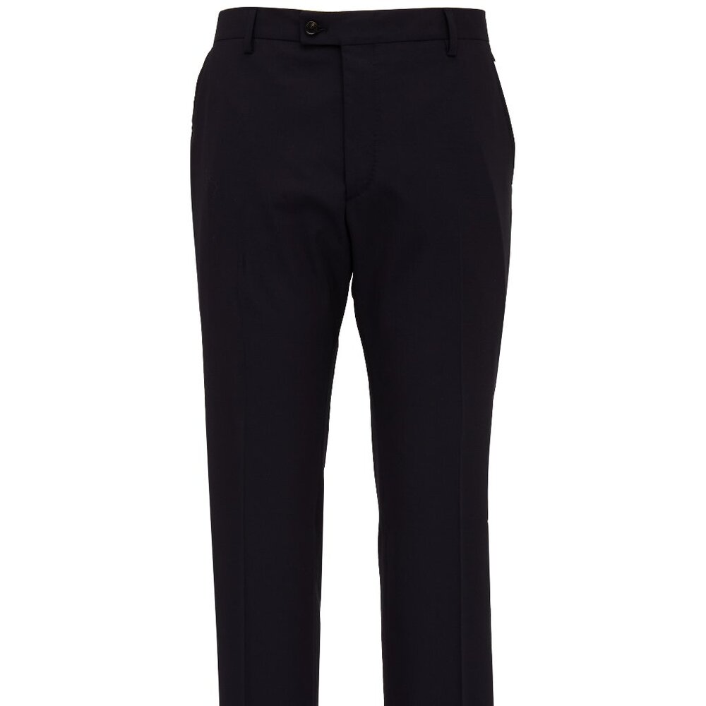 Maurizio Baldassari Navy Dress Pants